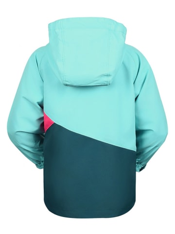 Peek U Regenjas "Hazel" turquoise/blauw