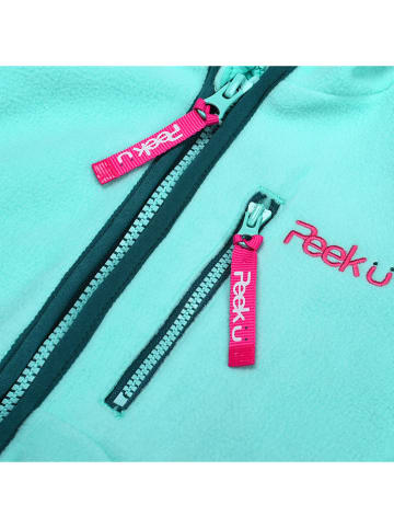 Peek U Fleece vest "Robbie" turquoise
