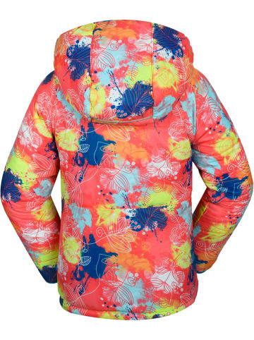 Peek U Omkeerbare doorgestikte jas "Meadow" lichtroze/blauw