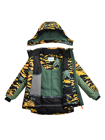Peek U Ski-/ Snowboardjacke "Ash" in Grün/ Gelb