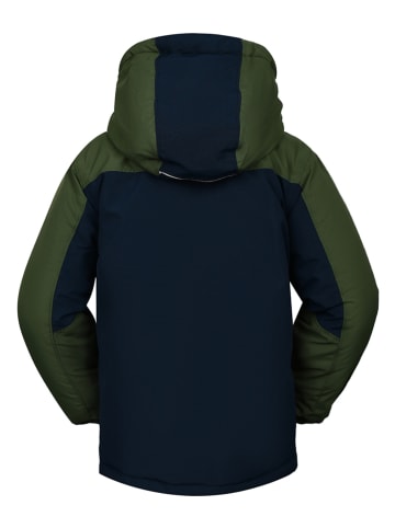 Peek U Ski-/snowboardjas "Hawk" kaki/donkerblauw