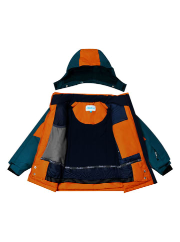 Peek U Ski-/ Snowboardjacke "Hawk" in Hellbraun/ Blau