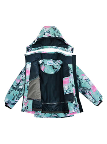Peek U Ski-/ Snowboardjacke "Linnia" in Mint/ Blau