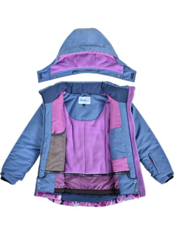 Peek U Functionele winterjas "Livia" blauw/paars