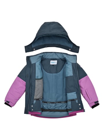 Peek U Ski-/ Snowboardjacke "Ciel" in Dunkelblau/ Lila