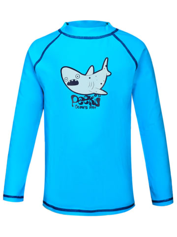 Peek U Badeshirt "Oceanus" in Hellblau