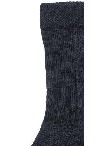 Wheat Wollen sokken donkerblauw