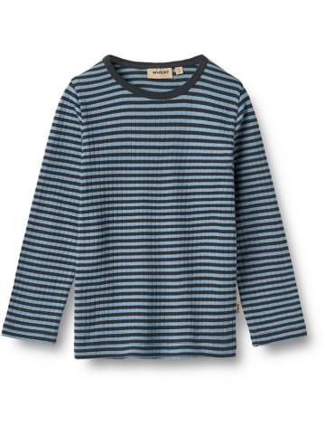Wheat Longsleeve "Stig" donkerblauw/blauw