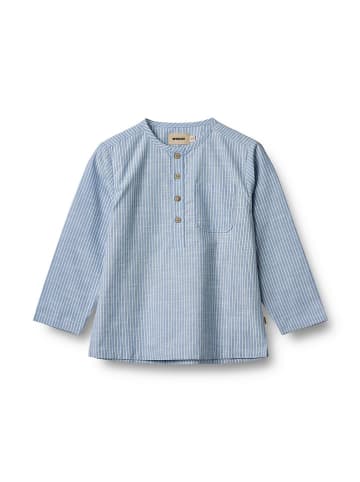 Wheat Blouse blauw/wit