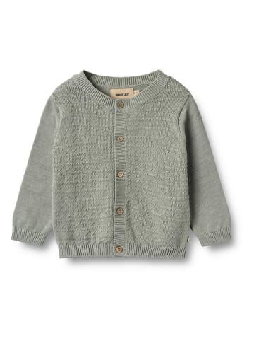 Wheat Cardigan "Bjørn" in Grün