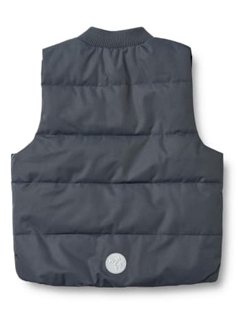 Wheat Kamizelka pikowana "Lakas" w kolorze granatowym