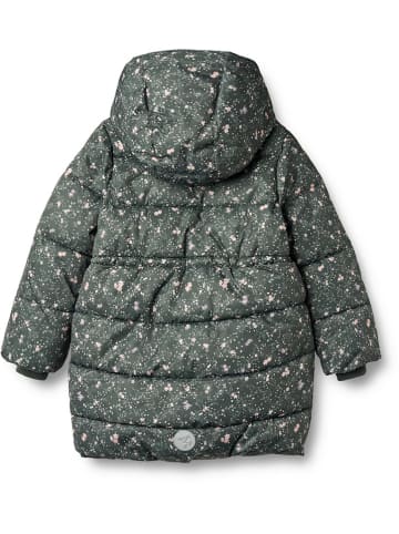 Wheat Doorgestikte jas groen