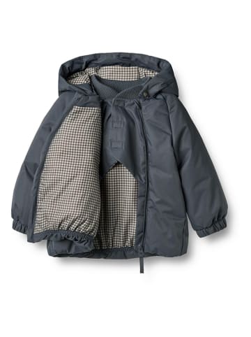 Wheat Doorgestikte jas donkerblauw