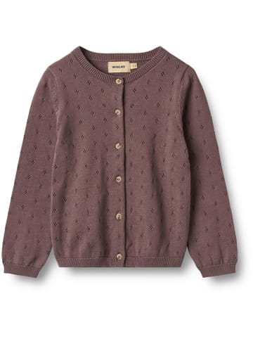 Wheat Cardigan "Maia" in Lila