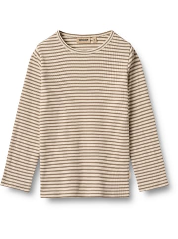 Wheat Longsleeve "Stig" in Beige/ Braun