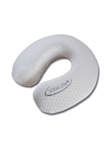 Sanders-Kauffmann Nekkussen "VitaLife" grijs - (L)33 x (B)33 x (H)8 cm