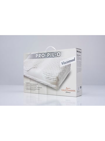 Sanders-Kauffmann Viscomed-Nackenstützkissen "Pro-Pil-O" in Weiß - (L)36 x (B)56 x (H)12 cm