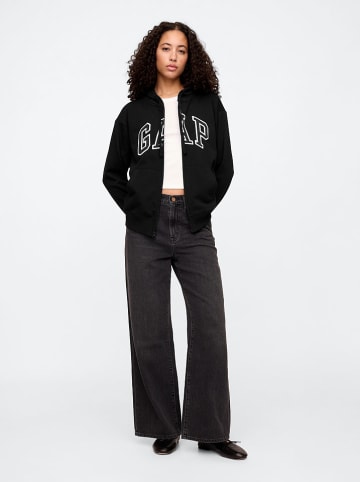 GAP Sweatjacke in Schwarz