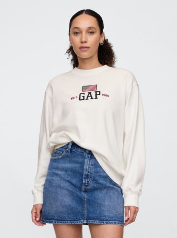 GAP Bluza w kolorze kremowym