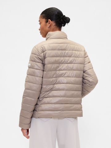 GAP Doorgestikte jas beige