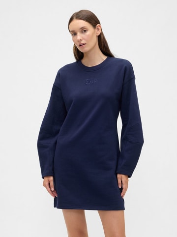 GAP Sweatkleid in Dunkelblau