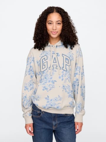 GAP Hoodie crème/lichtblauw