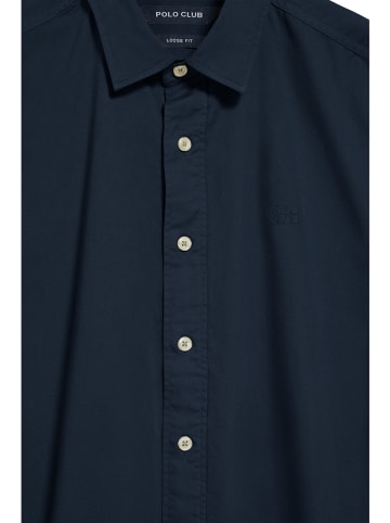 Polo Club Hemd - Loose fit - in Dunkelblau