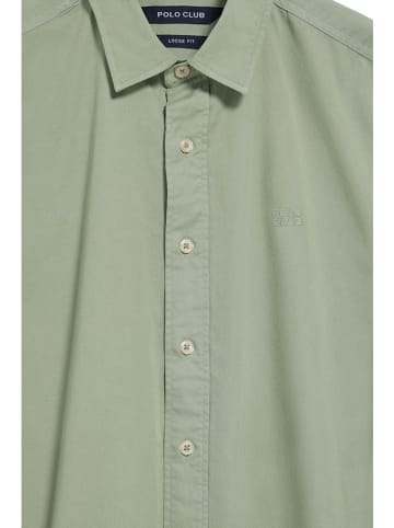 Polo Club Koszula - Loose fit - w kolorze zielonym