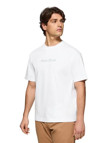 Polo Club Shirt in Weiß
