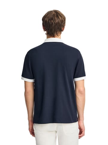 Polo Club Poloshirt in Dunkelblau/ Weiß