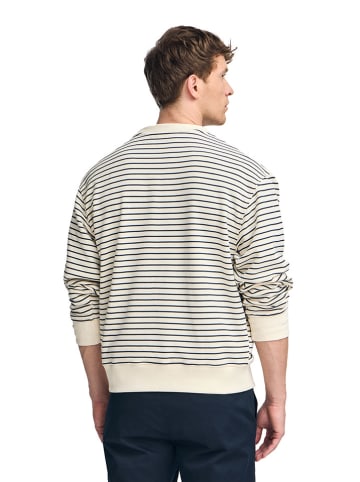 Polo Club Sweatshirt in Creme/ Schwarz