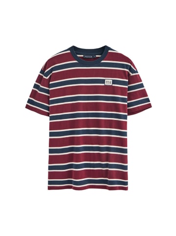 Polo Club Shirt in Dunkelblau/ Bordeaux