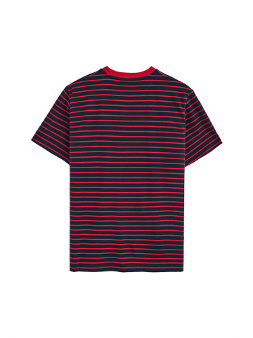 Polo Club Shirt in Schwarz/ Rot