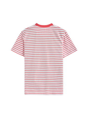 Polo Club Shirt in Weiß/ Pink