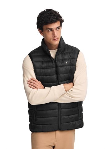 Polo Club Doorgestikte bodywarmer zwart