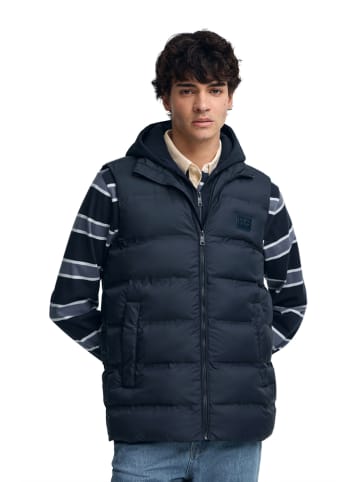 Polo Club Doorgestikte bodywarmer donkerblauw