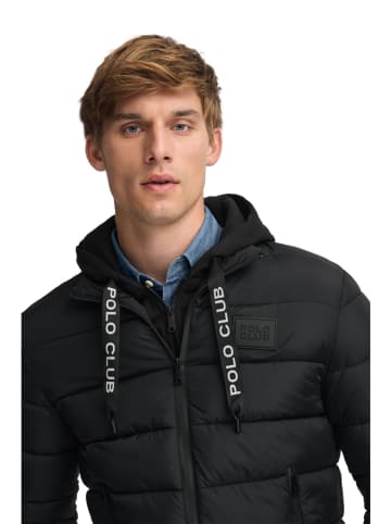 Polo Club Steppjacke in Schwarz