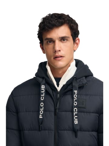 Polo Club Doorgestikte jas donkerblauw