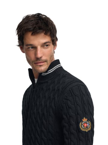 Polo Club Cardigan in Dunkelblau
