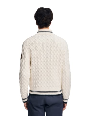 Polo Club Cardigan in Creme