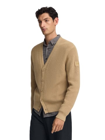 Polo Club Cardigan in Beige