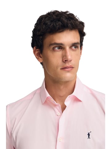 Polo Club Blouse - slim fit - lichtroze