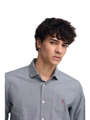 Polo Club Blouse wit/donkerblauw