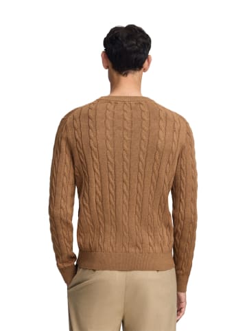 Polo Club Sweter w kolorze karmelowym