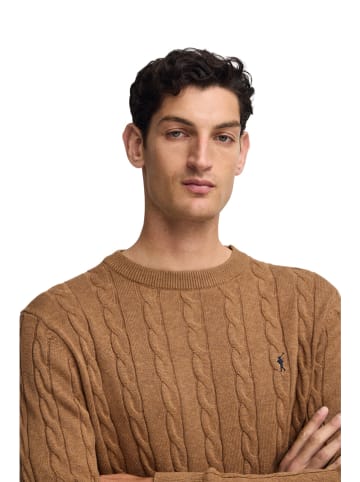 Polo Club Pullover in Kamel