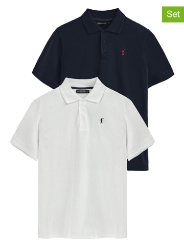 Polo Club 2-delige set: poloshirts wit/zwart