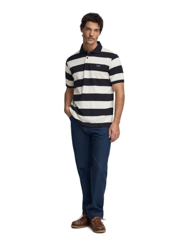 Polo Club Poloshirt in Schwarz/ Creme