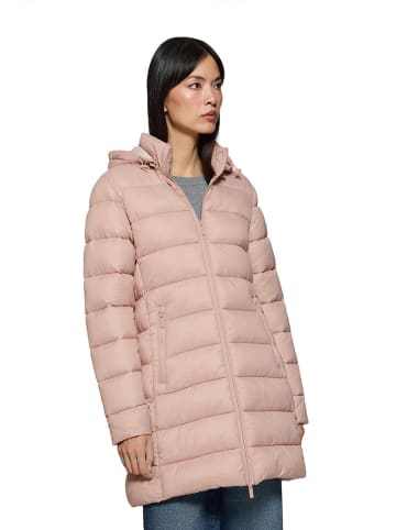 Polo Club Doorgestikte mantel lichtroze