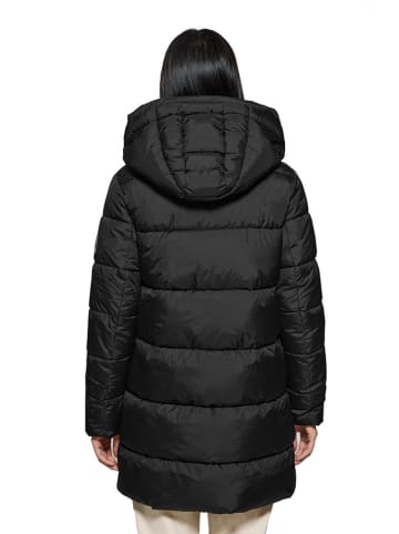 Polo Club Wende-Wintermantel in Schwarz