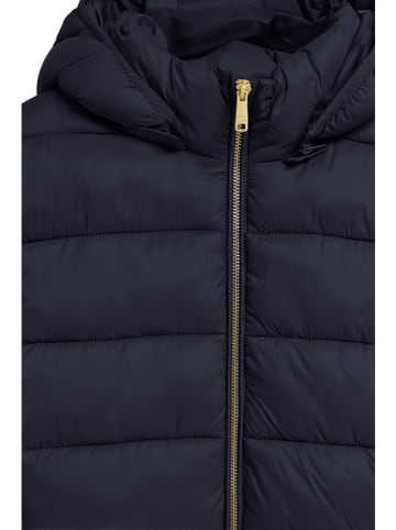 Polo Club Doorgestikte mantel donkerblauw